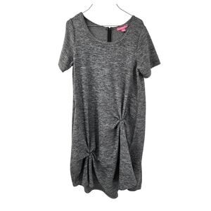 Woman Within Gray Short Sleeve Dress - Women's Size Medium